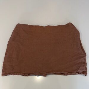 Abercrombie & Fitch Tan Mini Skirt